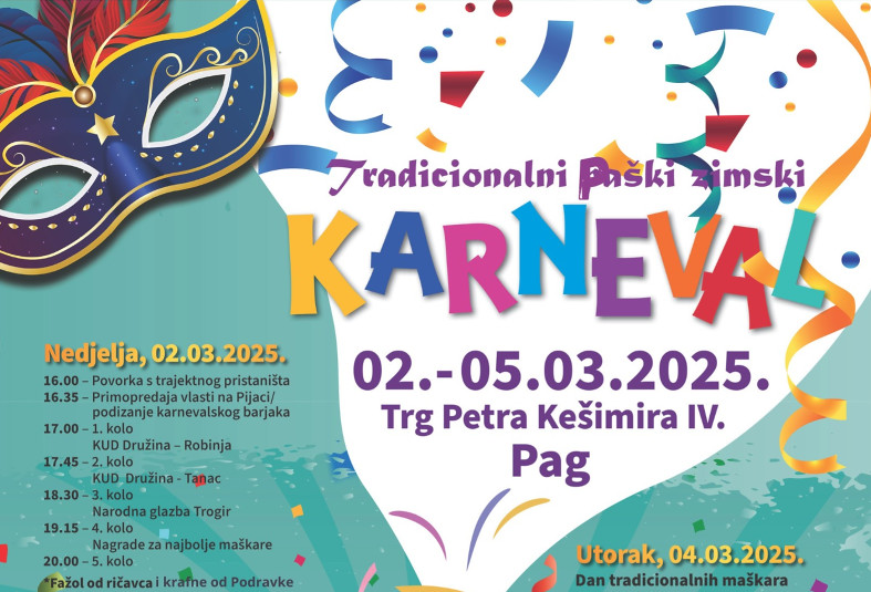 Zadnji dani Paškog zimskog karnevala, 2.-5.3.2025.