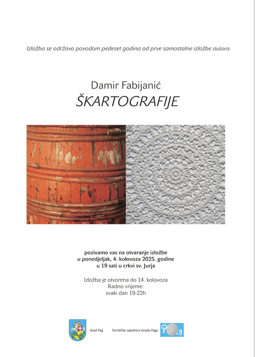 Izložba fotografija Damira Fabijanića "Škartografije" u crkvi sv. Jurja