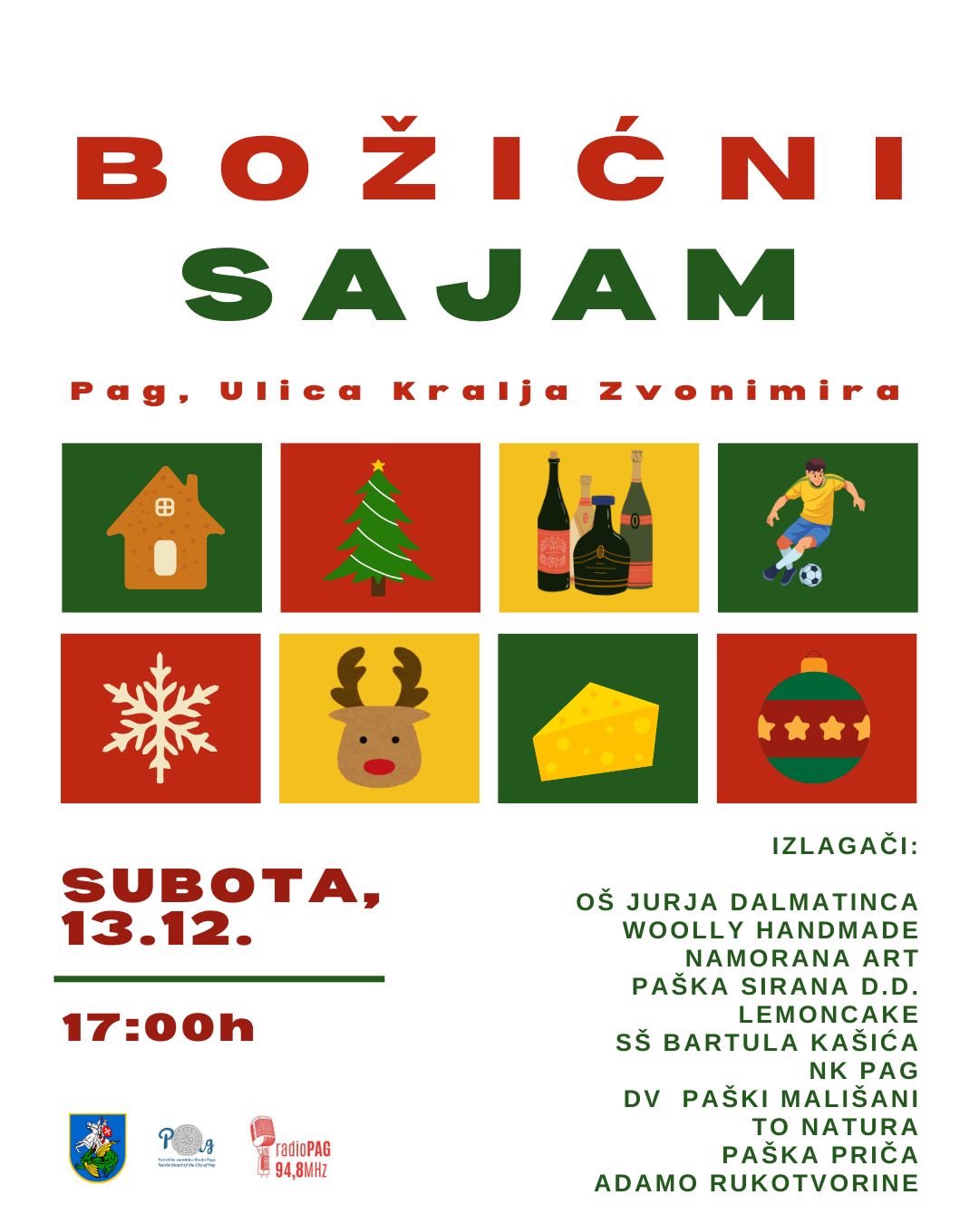 Božićni sajam u Pagu, 13.12.
