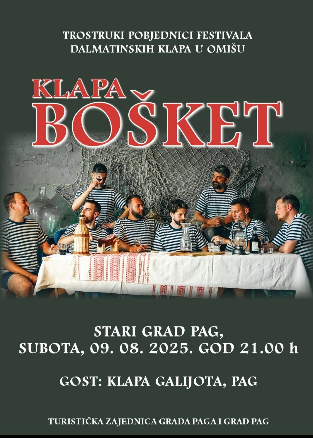 Koncert Klape Bošket, 9.8.